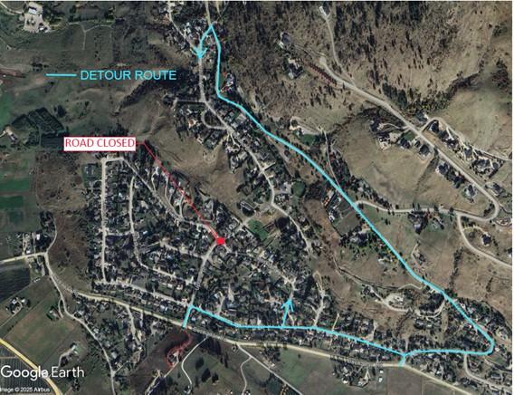 Upland Road Closure