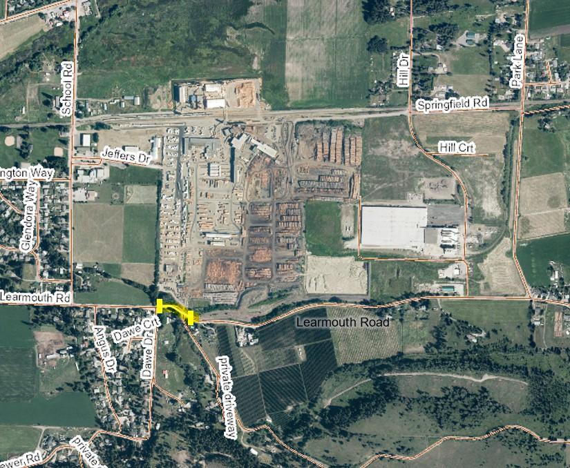 Learmouth Traffic Impact Map