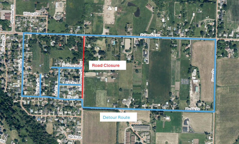 Detour Map